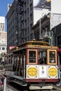 San Francisco, California, United States Ã¢â¬â circa 2016 - Market Street and Fisherman`s Wharf San Francisco Cable Car with